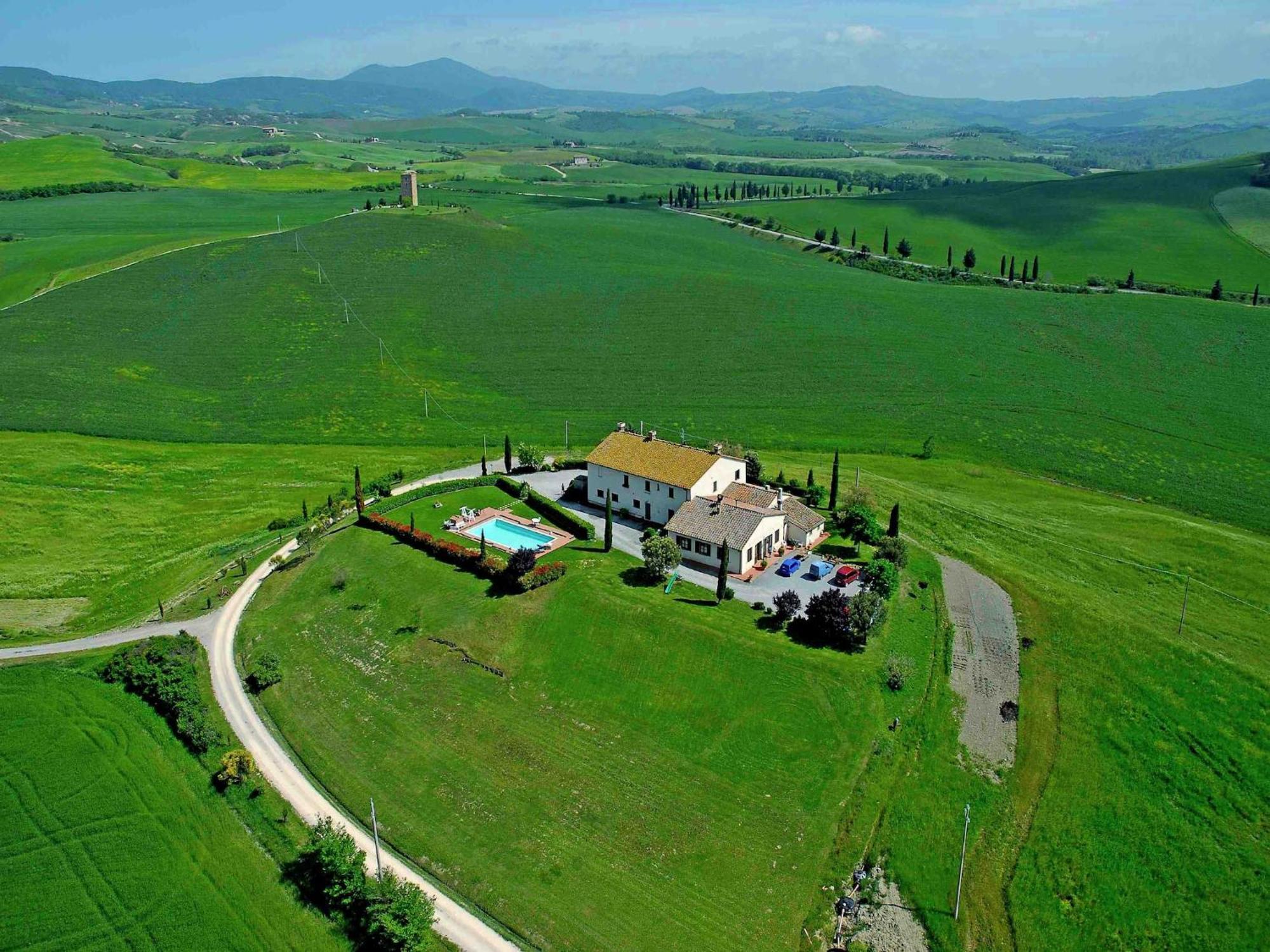 Modern Farmhouse In Pienza With Pool Ngoại thất bức ảnh